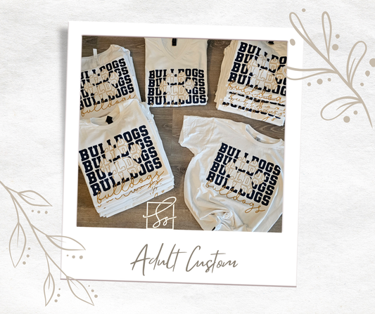 Adult Custom Order