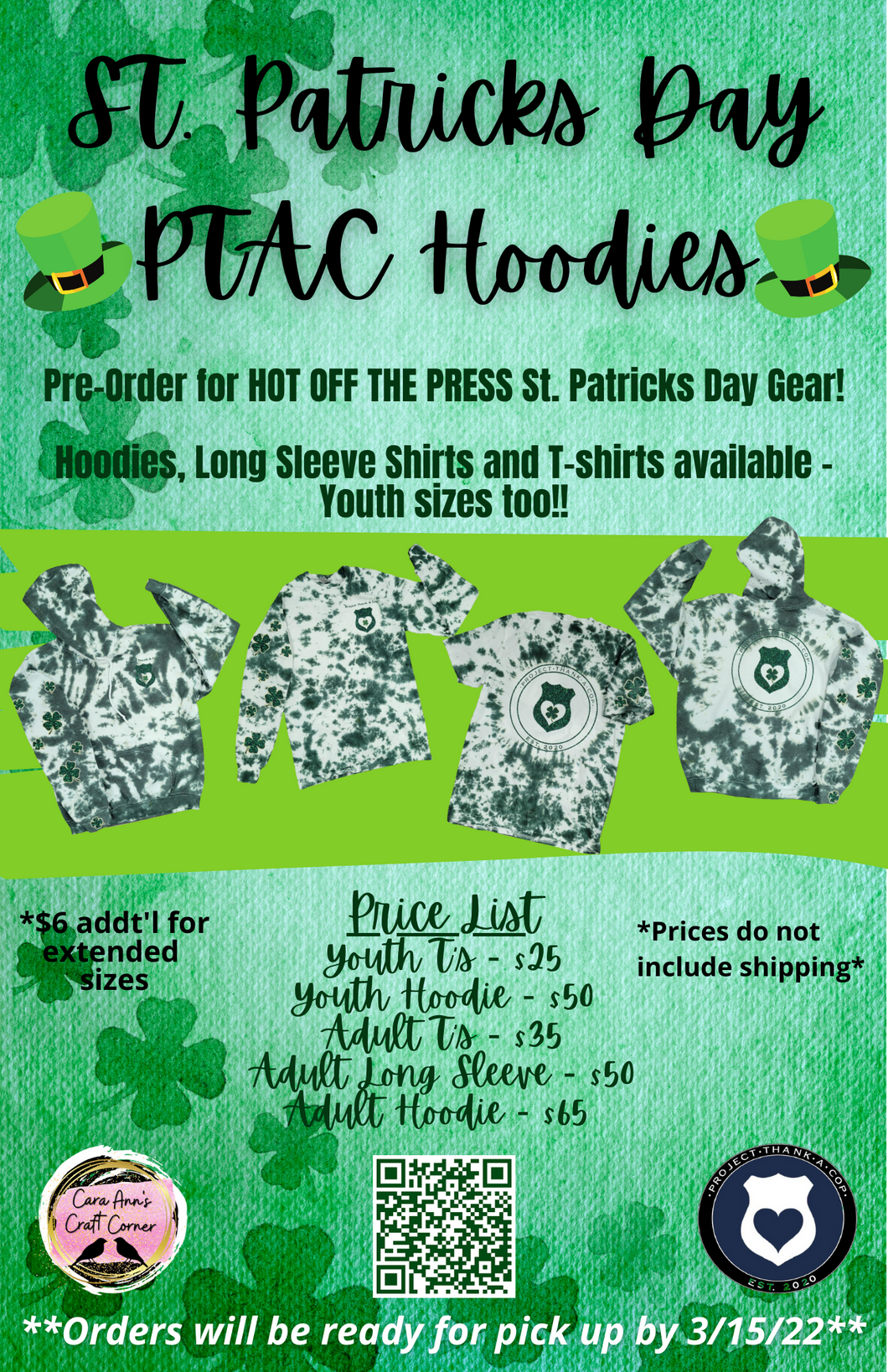 PTAC St. Patricks Day Gear